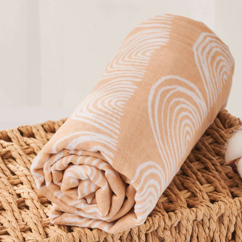 Desert Rainbow Multifunctional Muslin Blanket Social Bee Baby